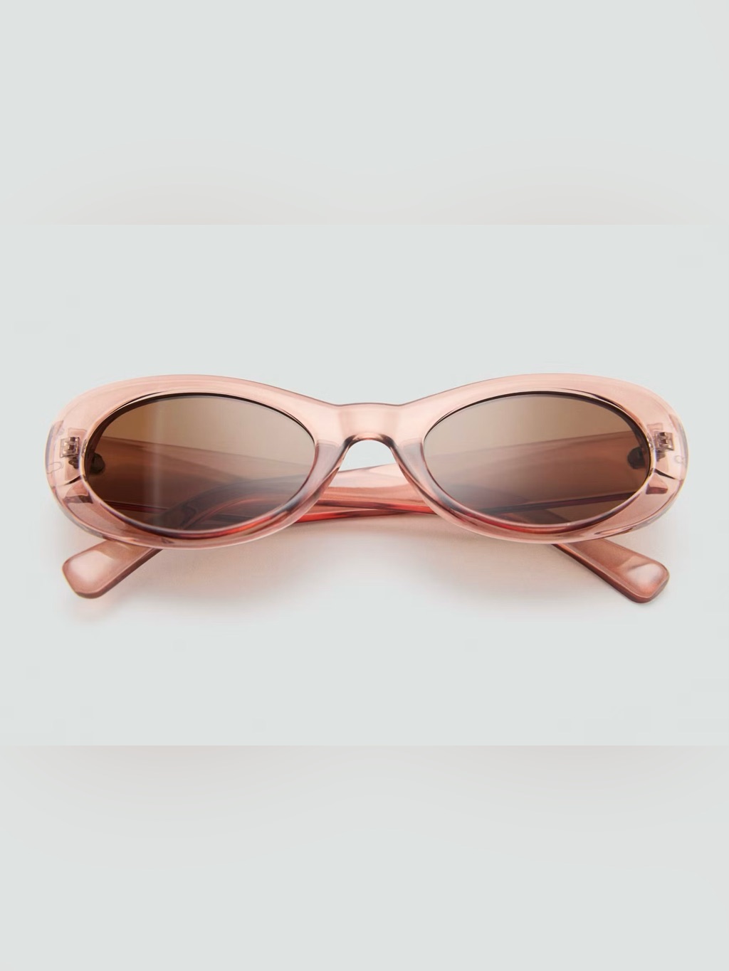 Mango Pink Oval Sunglasses